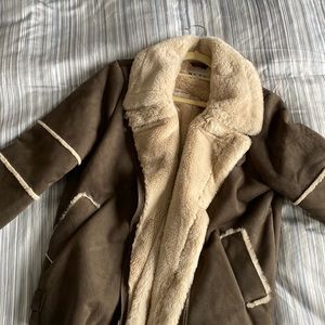 NAKD Aviator Faux Fur Jacket